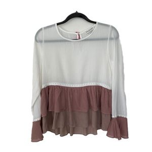 Davis & Dani flowy white and